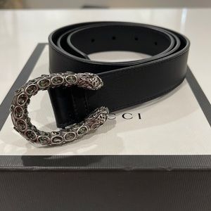 Gucci Snake Head Belt
